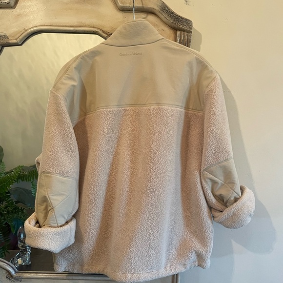 Outdoor Voices Beige Fleece Jacket - Picture 2 of 7